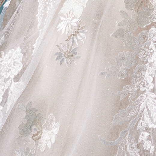 Raphael Romantic Illusion Sleeve A-line Wedding Dress | Maggie Sottero