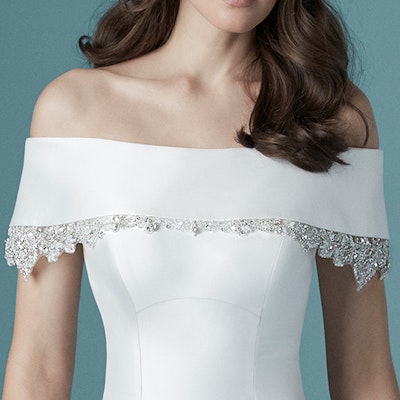 Maggie Sottero Rachel 20MW327 Neckline