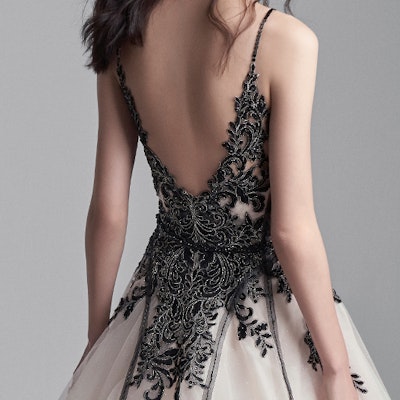 santiago sottero midgley dress lace line