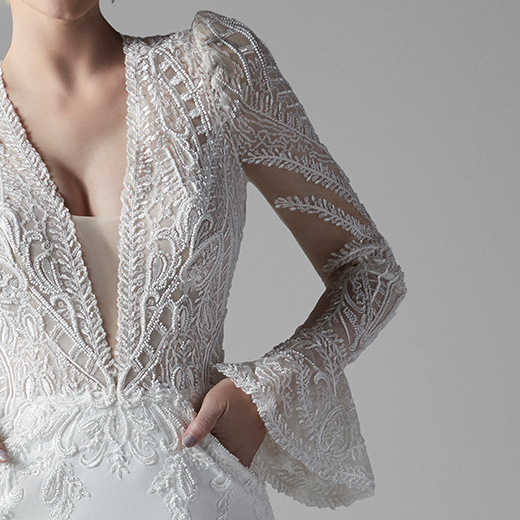 Sottero and Midgley Burton 20SS317 Sleeve