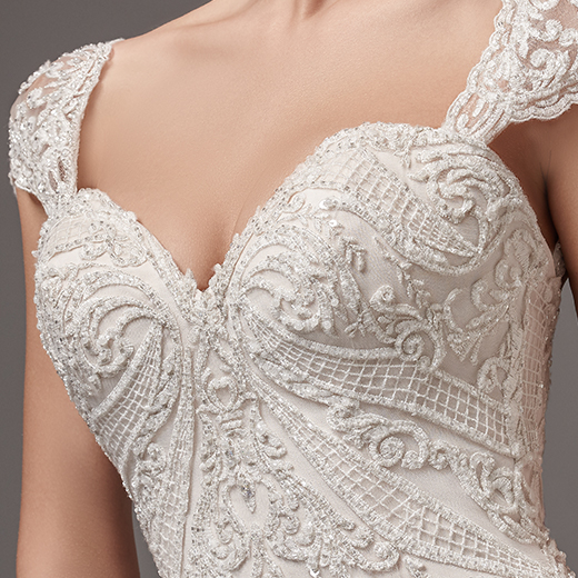 Sottero and Midgley Hadley 7SZ333 Neckline