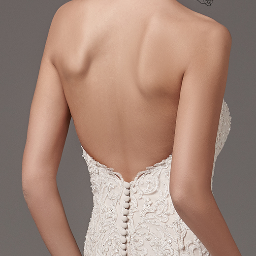 Sottero and Midgley Hadley 7SZ333 BackBodice
