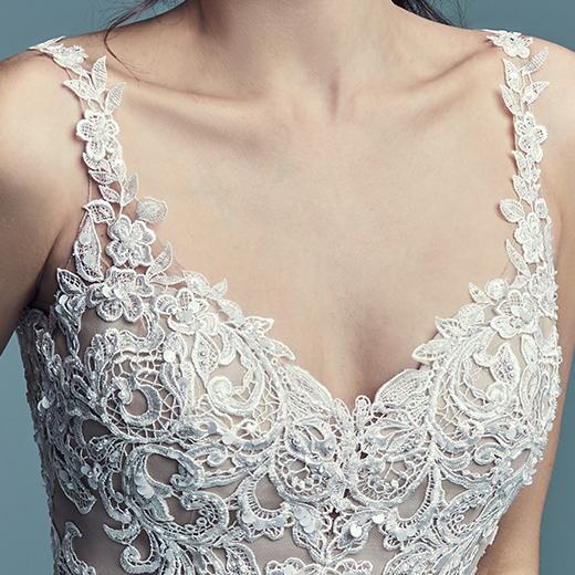 Maggie Sottero Alaina 8MC734 Neckline