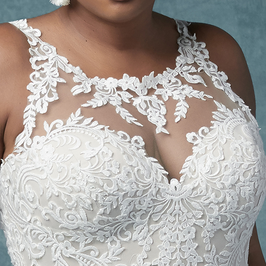 Maggie Sottero Shelissa Lynette 9MC025AC Neckline