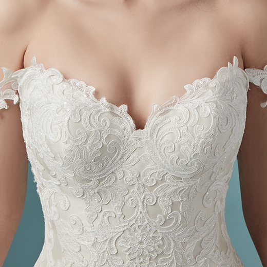 Maggie Sottero Sheridan 9MC912 Neckline