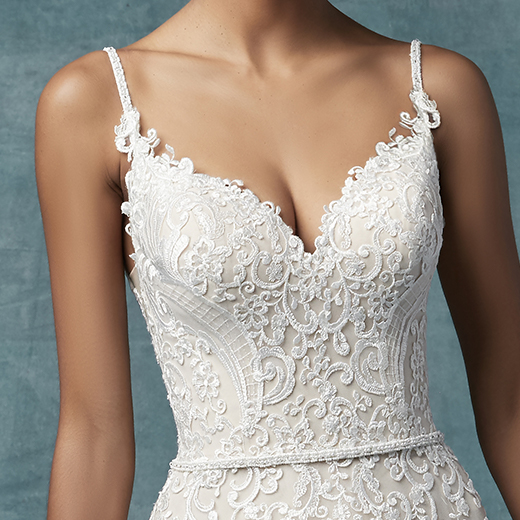 Maggie Sottero Wallis 9MS030 Neckline