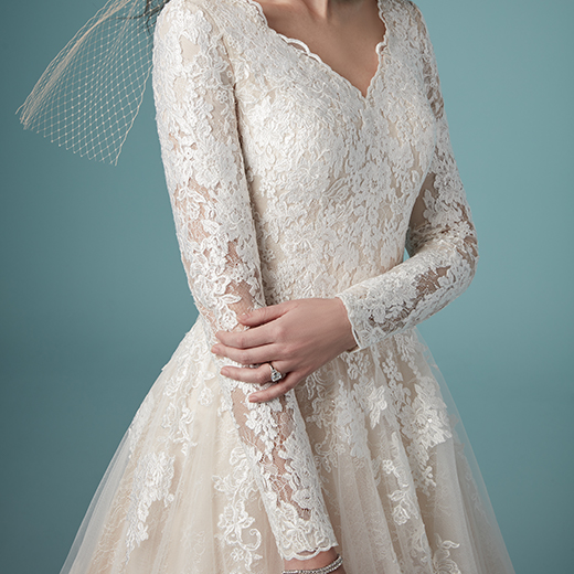 Maggie Sottero Shiloh Leigh 9MS875 Sleeve