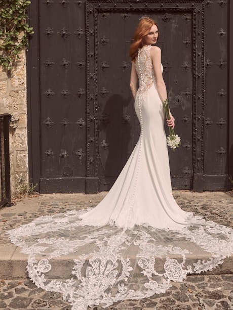 Maggie Sottero Alyssa Modern Crepe Wedding Gown 21MW352 Main