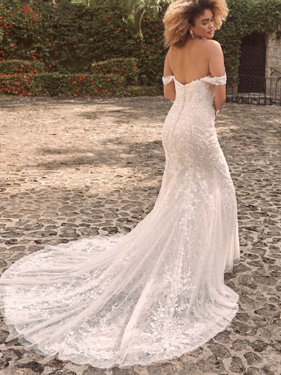 Maggie Sottero Charmaine Off-the-Shoulder Nature-Inspired Bridal Gown 21MK371 Alt2