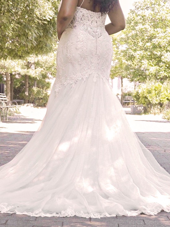 Maggie Sottero Halle Beaded Lace Mermaid Wedding Gown 21MC385 Curve-Alt13