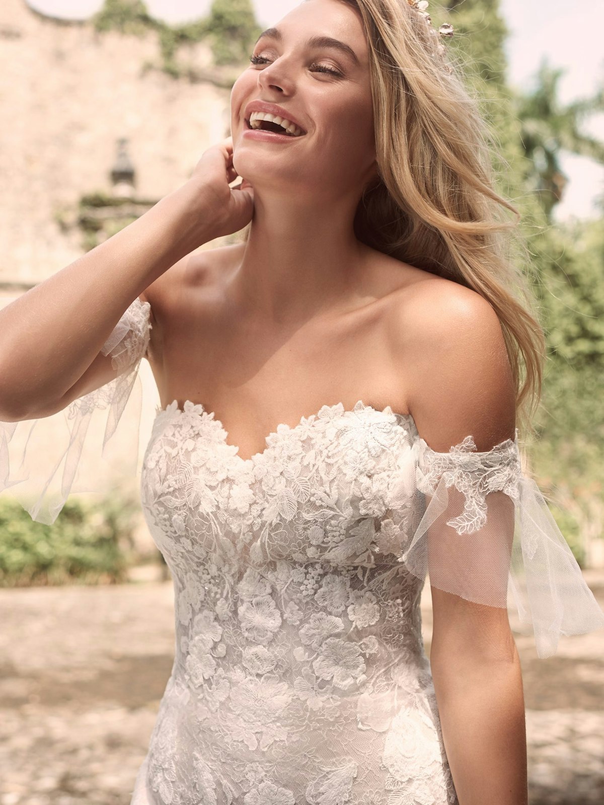Maggie Sottero Joelle Floral Fit-and-Flare Bridal Gown 21MW358 Main