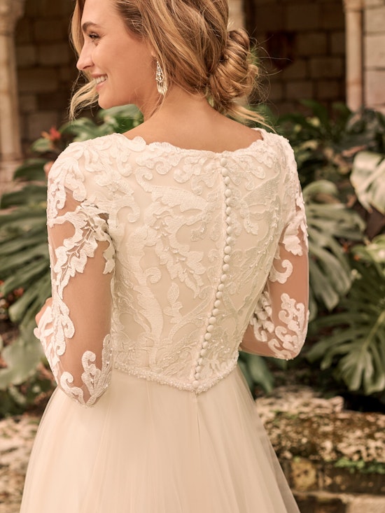 Rebecca Ingram Carrie-Leigh Modest Long Sleeve Princess Wedding Gown 21RS346 Alt2