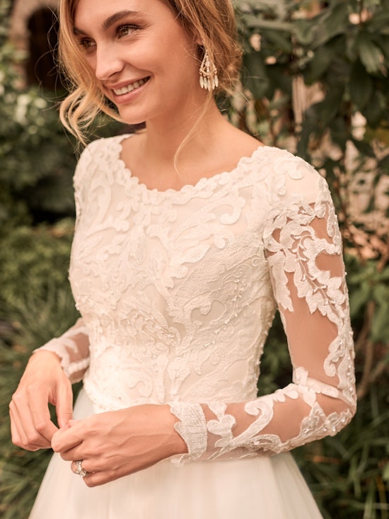 Rebecca Ingram Carrie-Leigh Modest Long Sleeve Princess Wedding Gown 21RS346 Main