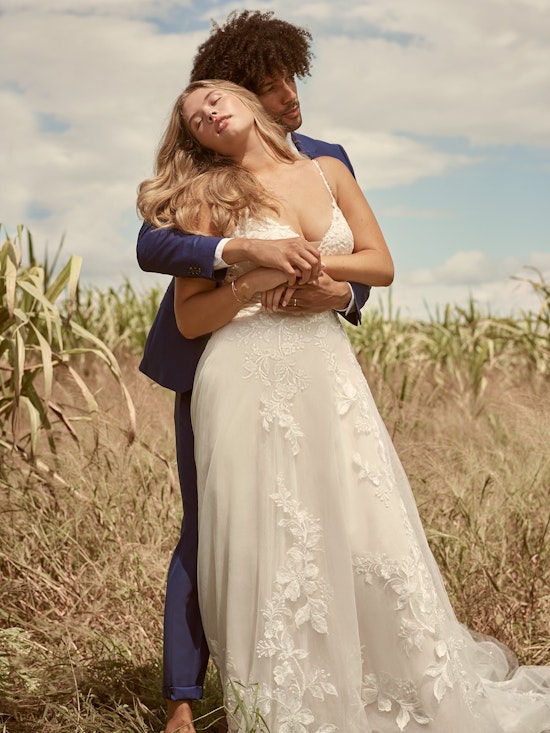 Rebecca Ingram Ellen Nature-Inspired Ball Gown Wedding Dress 21RC393 Alt2