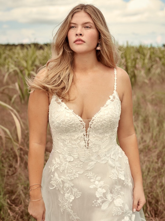 Rebecca Ingram Ellen Nature-Inspired Ball Gown Wedding Dress 21RC393 Alt3