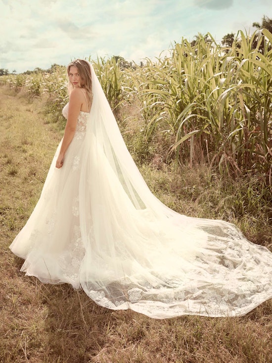 Rebecca Ingram Irene Floral Sweetheart A-line Wedding Dress 21RN398 Alt3