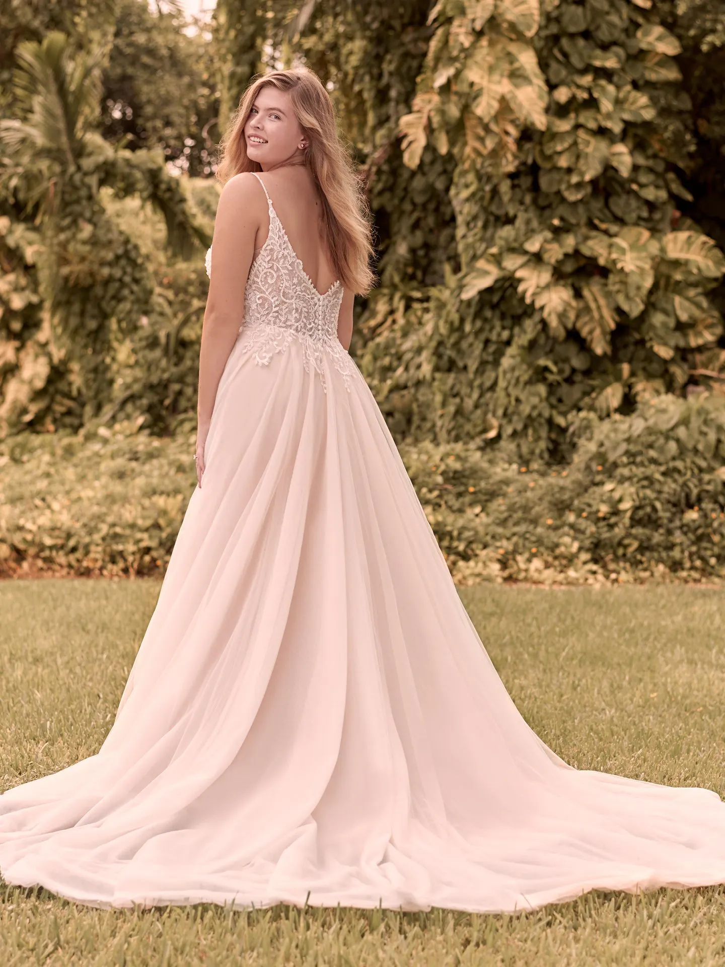 Rebecca Ingram Judy Affordable Lace A-line Bridal Dress 21RK361 Alt2