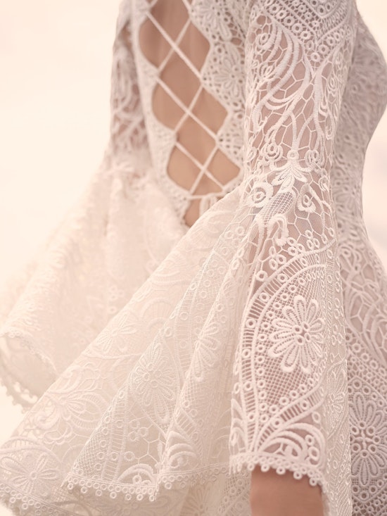 Sottero and Midgley Benson Vintage Lace Bell Sleeve Wedding Dress 21SC360 Main
