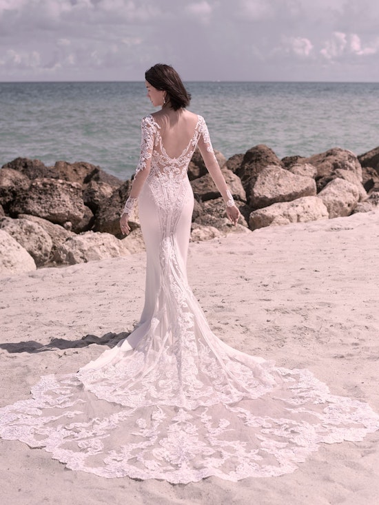 Sottero and Midgley Cambridge Dawn Elegant Sleeved Wedding Dress 21SW340 Alt3