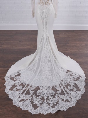 Sottero and Midgley Cambridge Dawn Elegant Sleeved Wedding Dress 21SW340 Color1