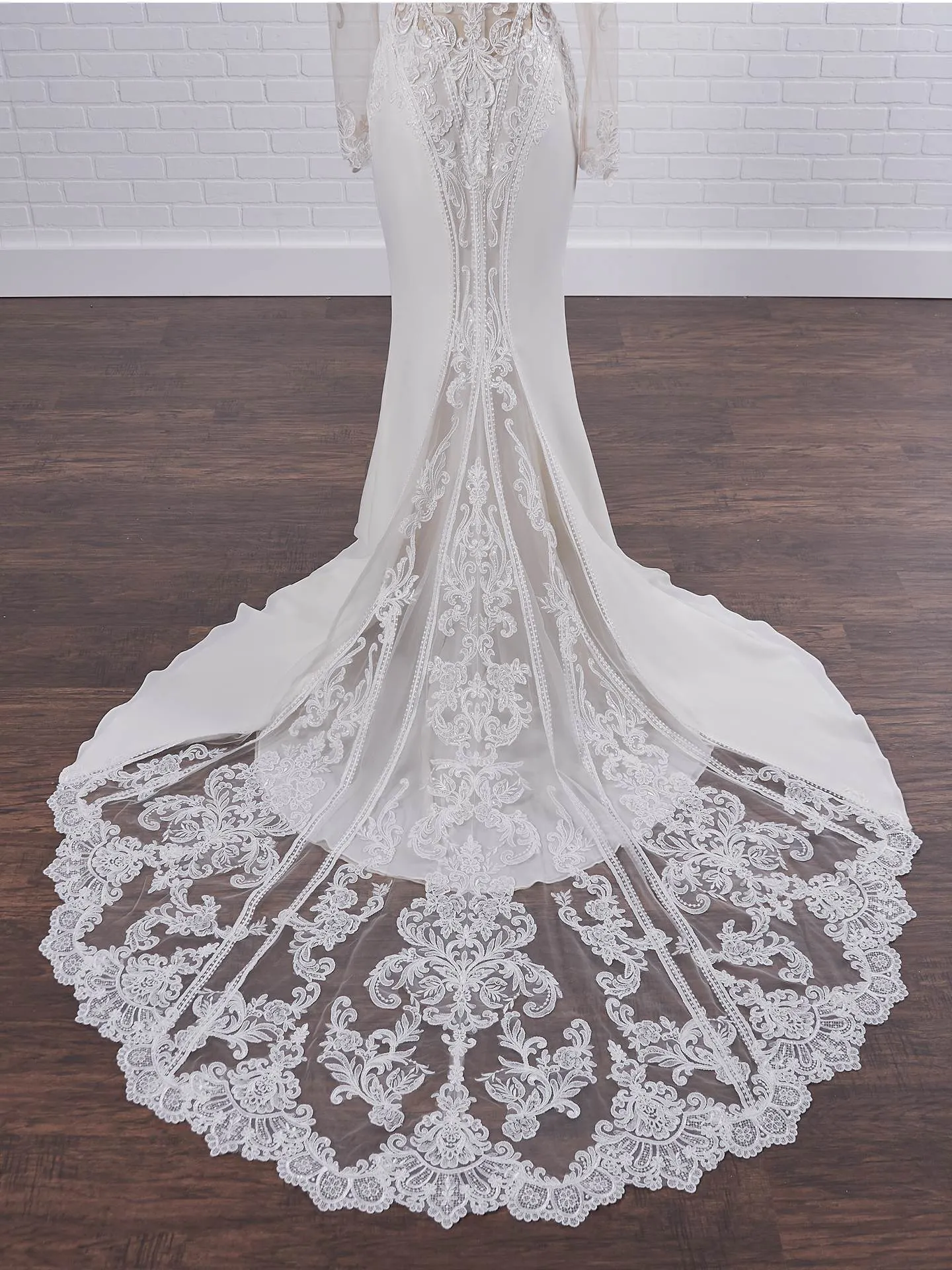 Sottero and Midgley Cambridge Dawn Elegant Sleeved Wedding Dress 21SW340 Color2