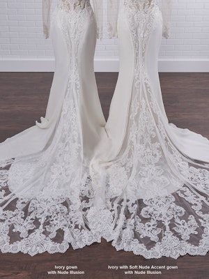 Sottero and Midgley Cambridge Dawn Elegant Sleeved Wedding Dress 21SW340 Color3
