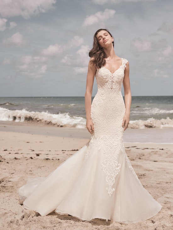 Sottero and Midgley Jada Sophisticated Sheath Wedding Dress with Detachable Overskirt 21SC405 Alt4