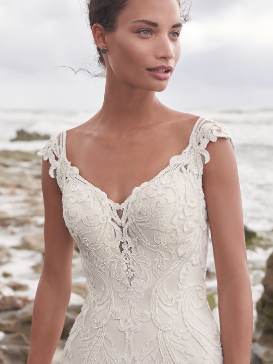 Sottero and Midgley Jada Sophisticated Sheath Wedding Dress with Detachable Overskirt 21SC405 Alt6