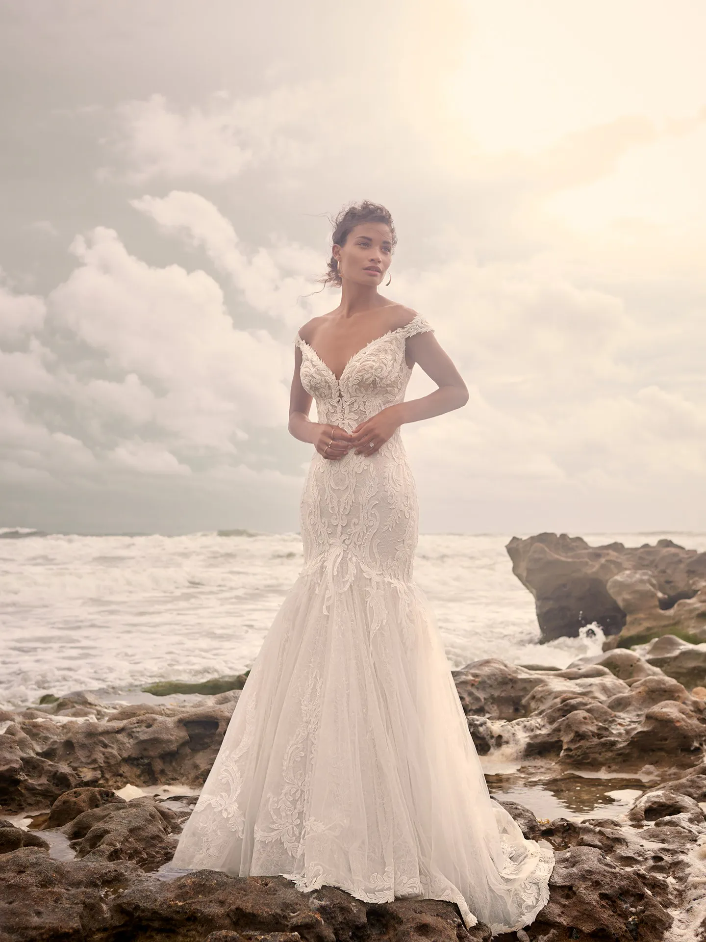 Sottero and Midgley Joss Romantic Cap-Sleeve Mermaid Wedding Dress 21SC376 Alt2