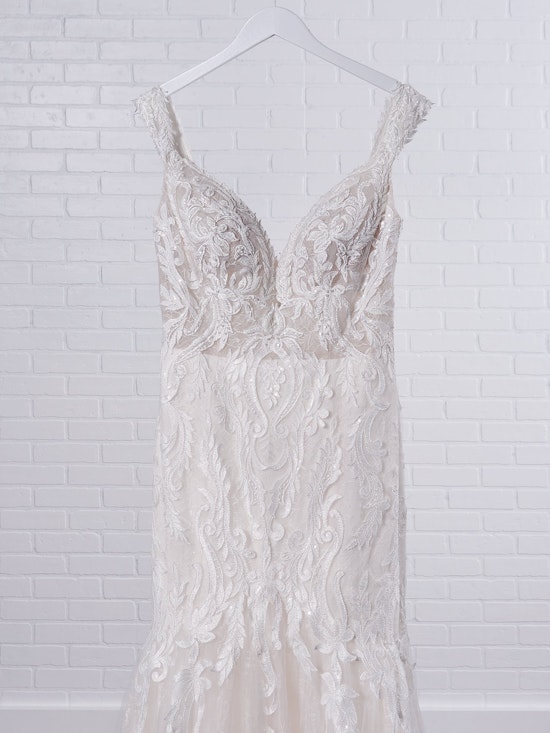 Sottero and Midgley Joss Romantic Cap-Sleeve Mermaid Wedding Dress 21SC376 Color2
