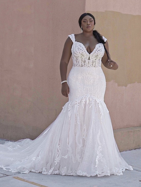 Sottero and Midgley Joss Romantic Cap-Sleeve Mermaid Wedding Dress 21SC376 Curve-Alt6