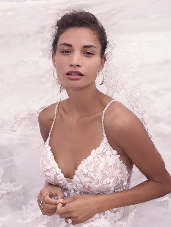 Sottero and Midgley Marlow Romantic Keyhole Back Wedding Dress 21SC429 Alt1