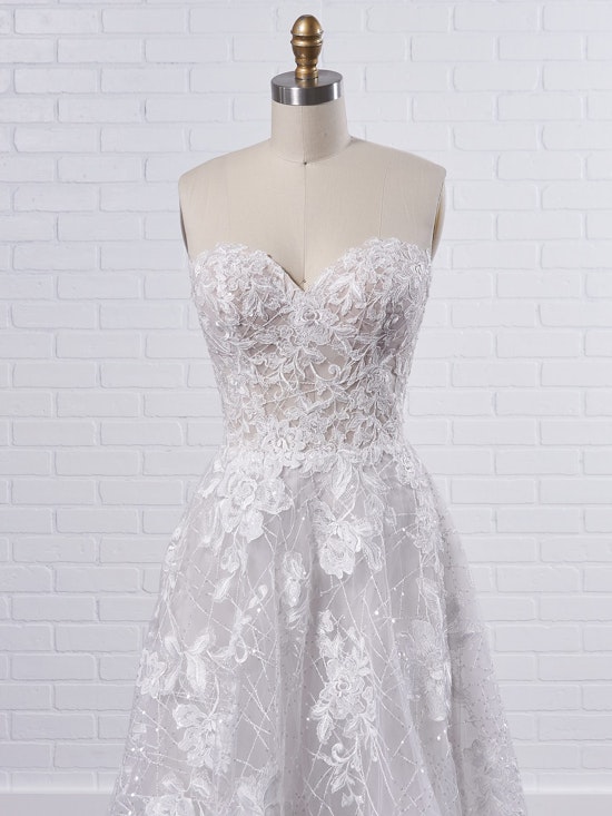 Sottero and Midgley Parker Strapless Boho Princess Wedding Dress 21SS419 Color2