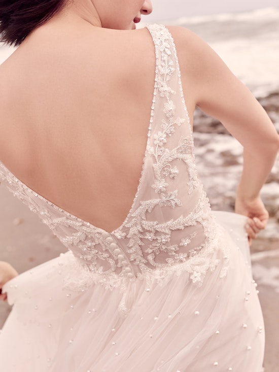 Sottero and Midgley Pierce Princess Pearl Tulle A-line Wedding Dress 21SV396 Alt7