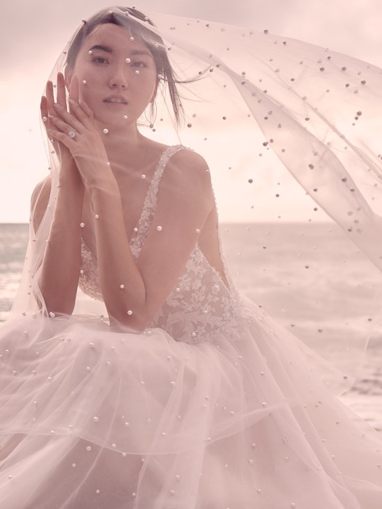 Sottero and Midgley Pierce Princess Pearl Tulle A-line Wedding Dress 21SV396 Main