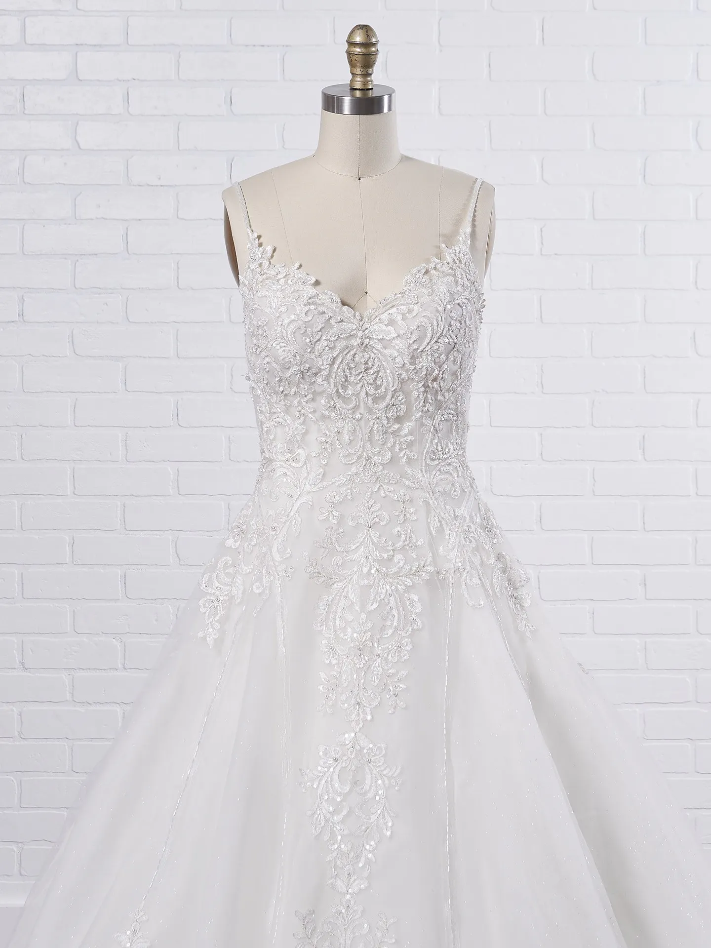 Sottero and Midgley Santiago Black lace A-line wedding dress for the nontraditional bride 20SC708 Color2