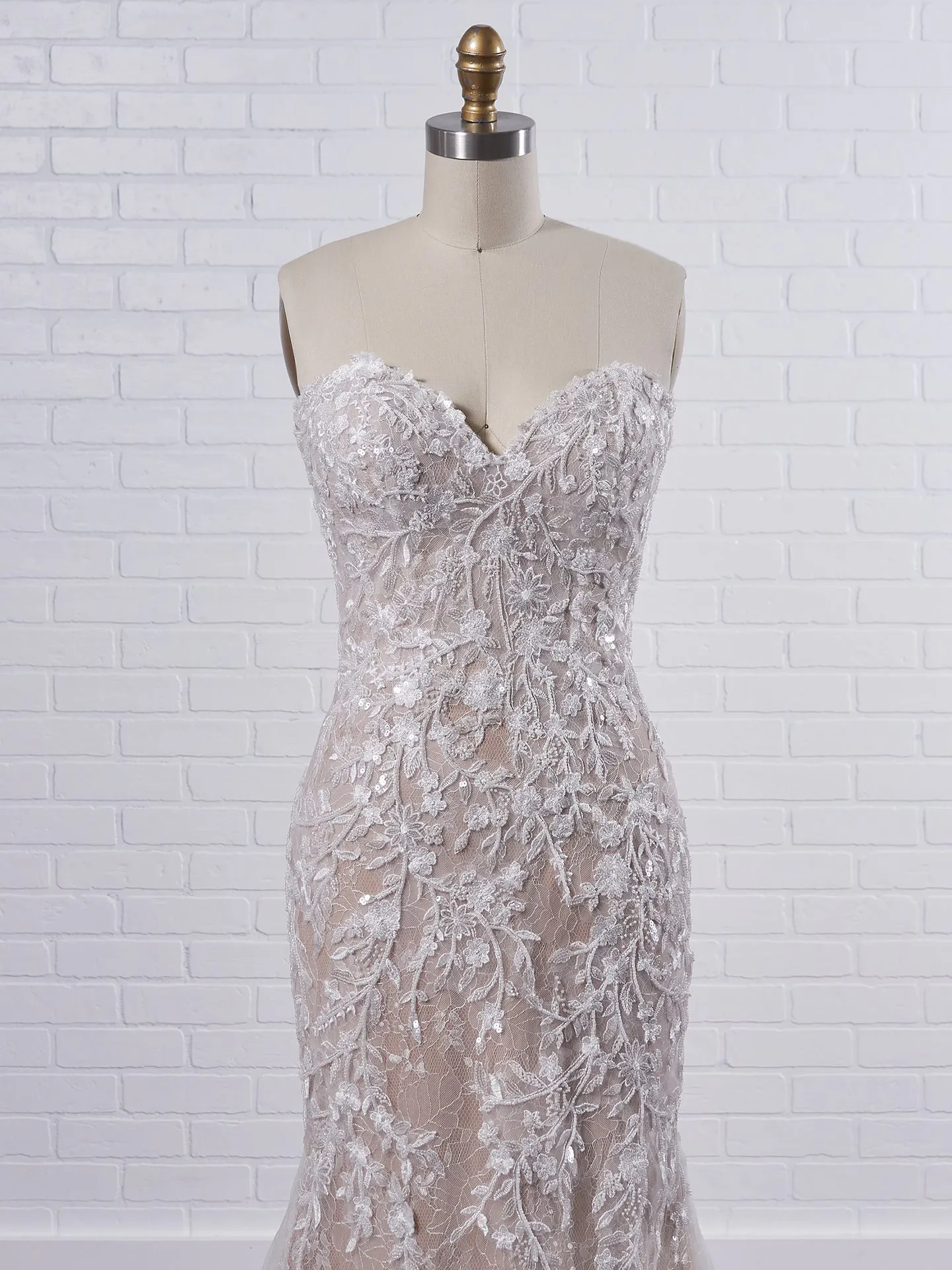 Maggie Sottero Charmaine Off-the-shoulder nature-inspired bridal gown with flirty floral motifs 21MK371 Color3