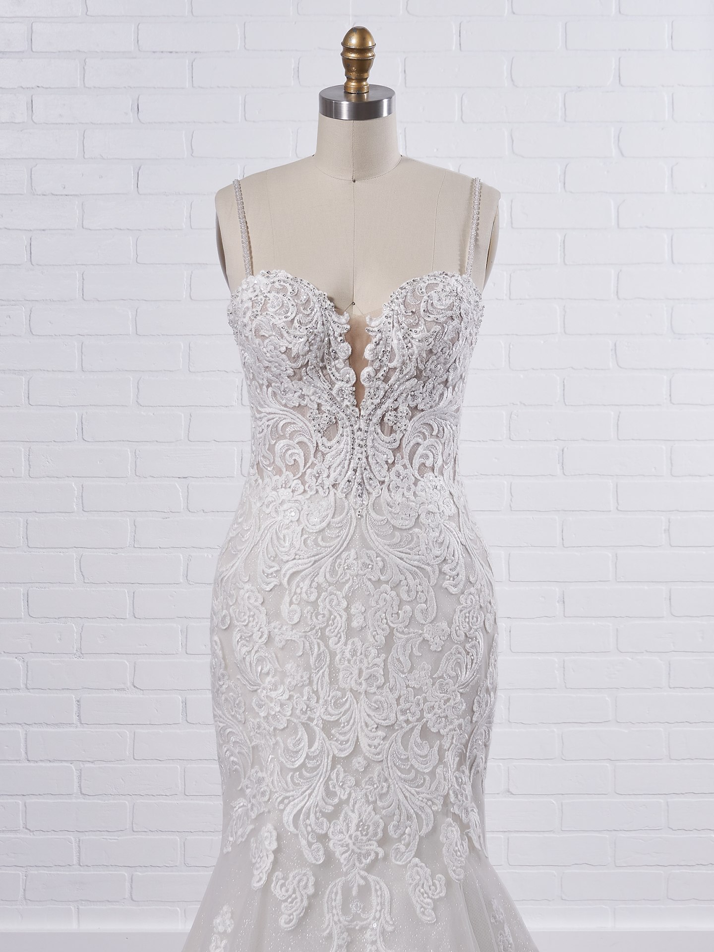 Fiona Sparkly Lace Fit-And-Flare Bridal Dress | Maggie Sottero