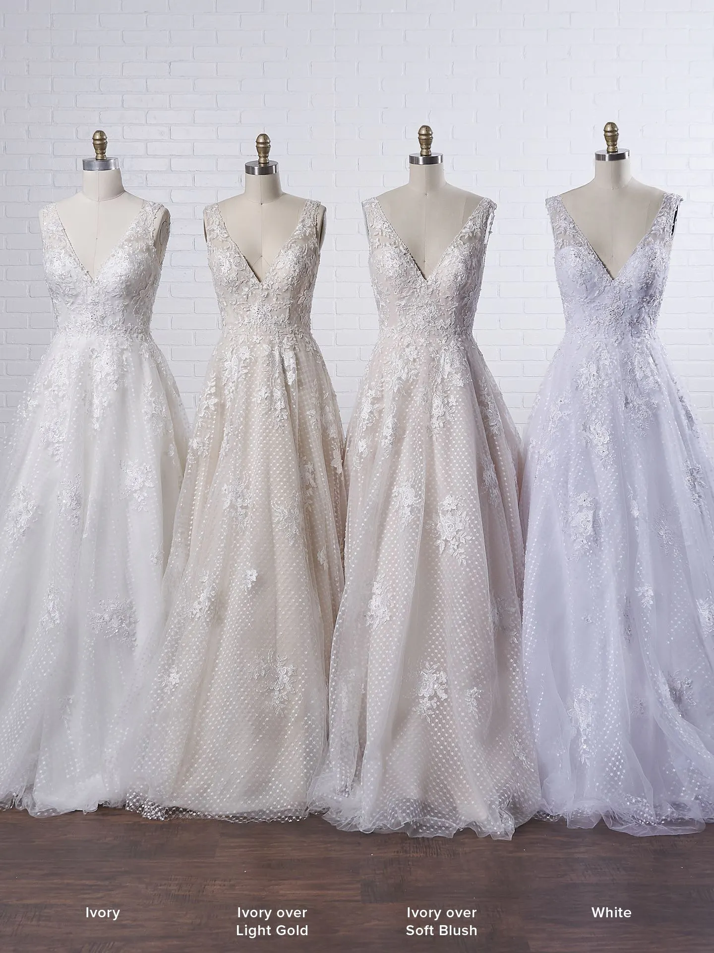 Maggie Sottero Meryl Ooh la la in the boho-chic form of a sleeveless ball gown wedding dress 7MS339 Color5