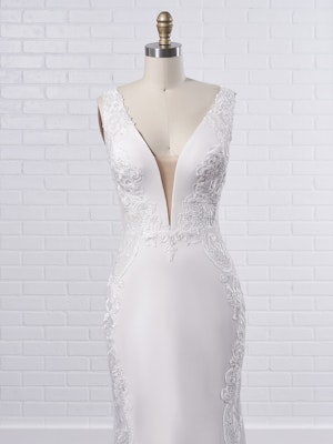 Sottero and Midgley Bradford Rose A sexy sheath wedding dress to fuel your creative and adventurous spirit 8SS777MC Color1