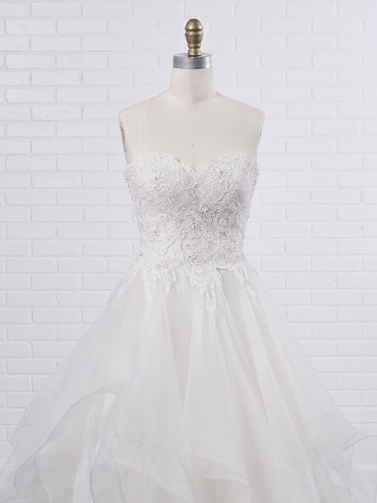 Maggie Sottero Anastasia A lovely strapless princess ball gown, perfect for chic and shimmery accessories 9MC012 Color1