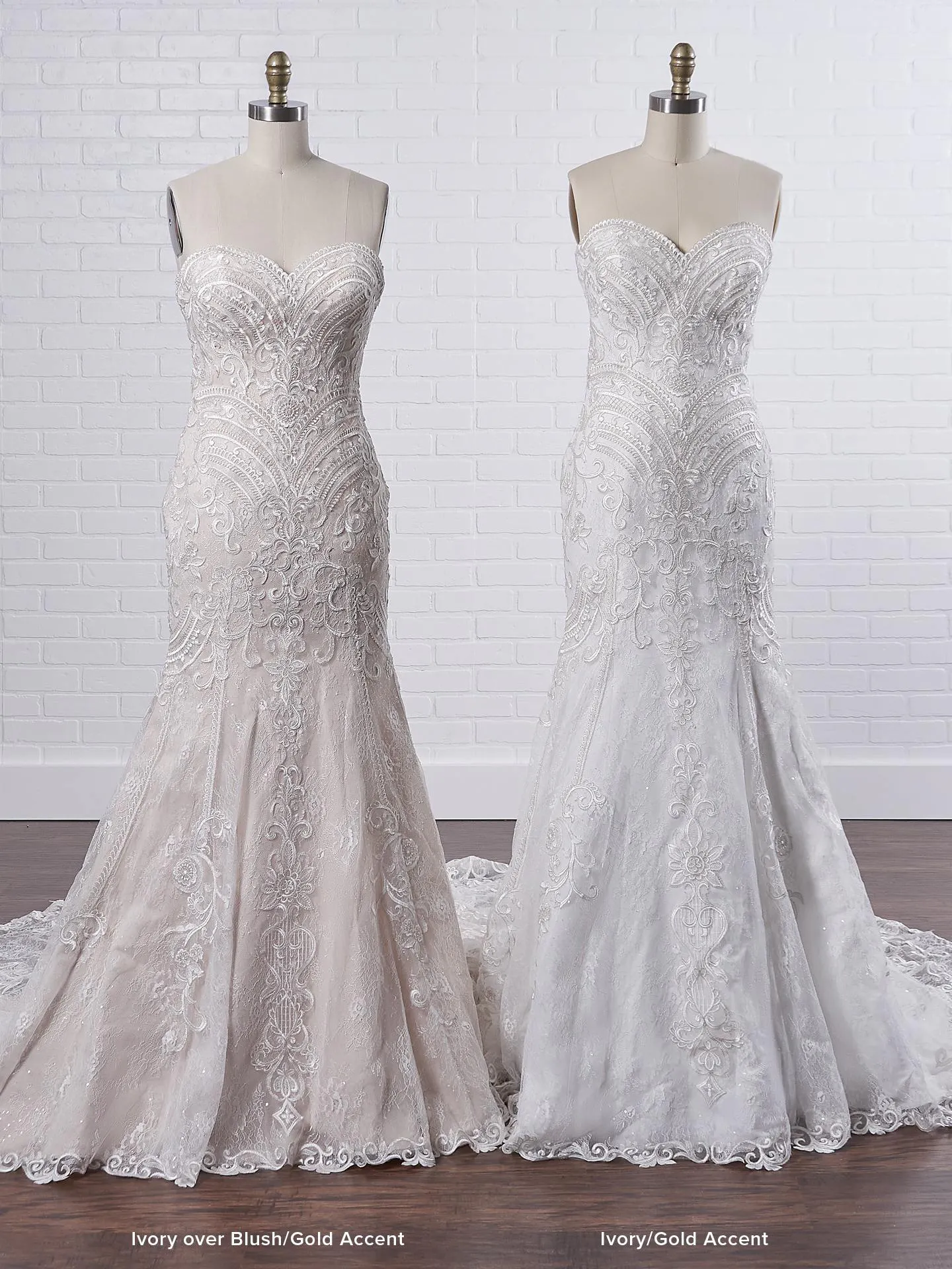 Maggie Sottero Whitney A boho fit-and-flare wedding dress to show off your bust, waistline, and booty 9MC040 Color3