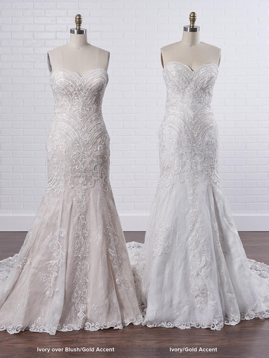 Maggie Sottero Whitney A boho fit-and-flare wedding dress to show off your bust, waistline, and booty 9MC040 Color3