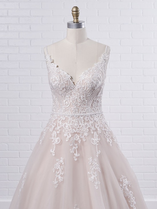 Maggie Sottero Wallis A lace A-line wedding dress to complement a variety of bright and classic venues 9MS030 Color3