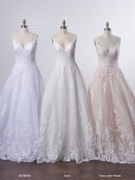 Maggie Sottero Wallis A lace A-line wedding dress to complement a variety of bright and classic venues 9MS030 Color4