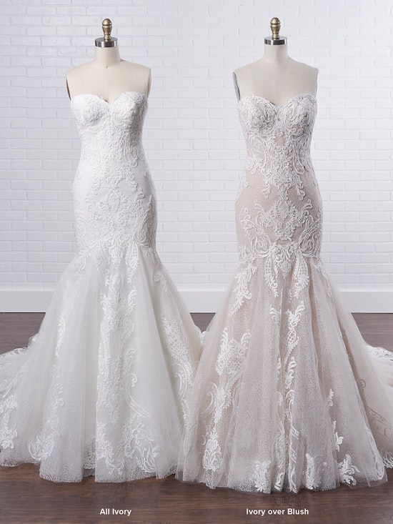 Sottero and Midgley Kane A lace and tulle mermaid-style wedding dress for a breathtaking entrance 9SW851 Color3