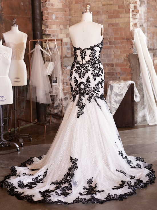 London Shimmery Black Lace Wedding Dress | Maggie Sottero