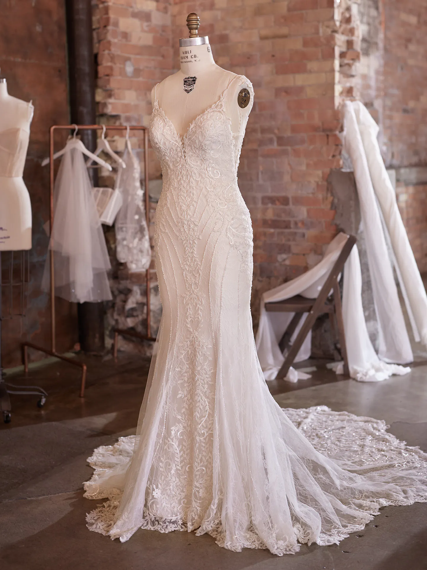 Sottero and Midgley Wedding Dress Barrett 21SK809A01 Alt100