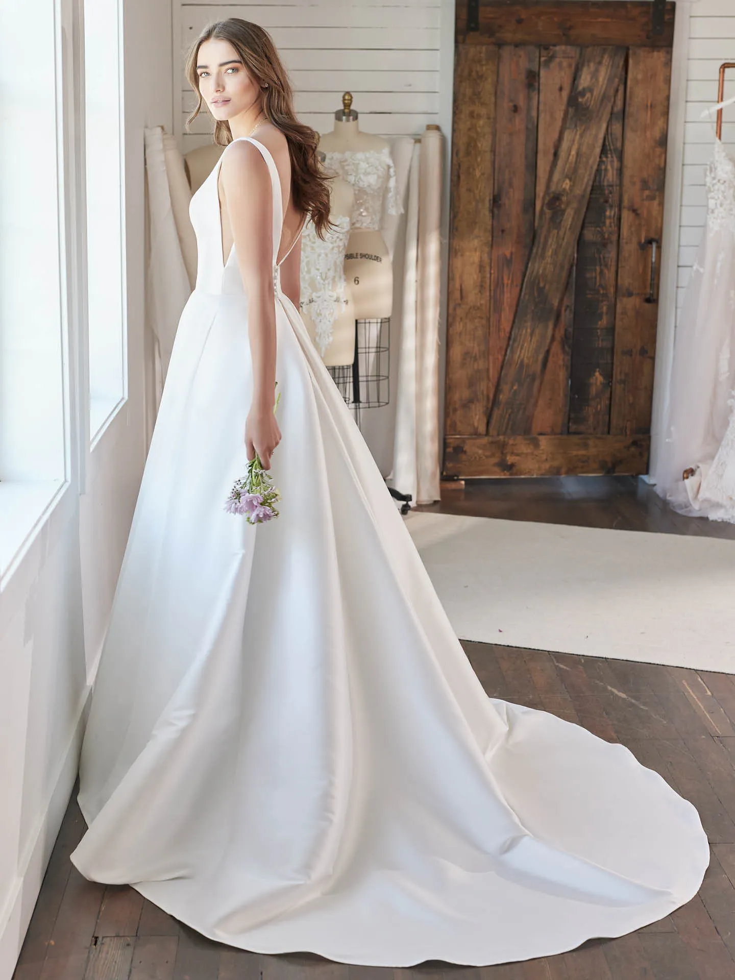 Pearl  Wedding Dress by Rebecca Ingram