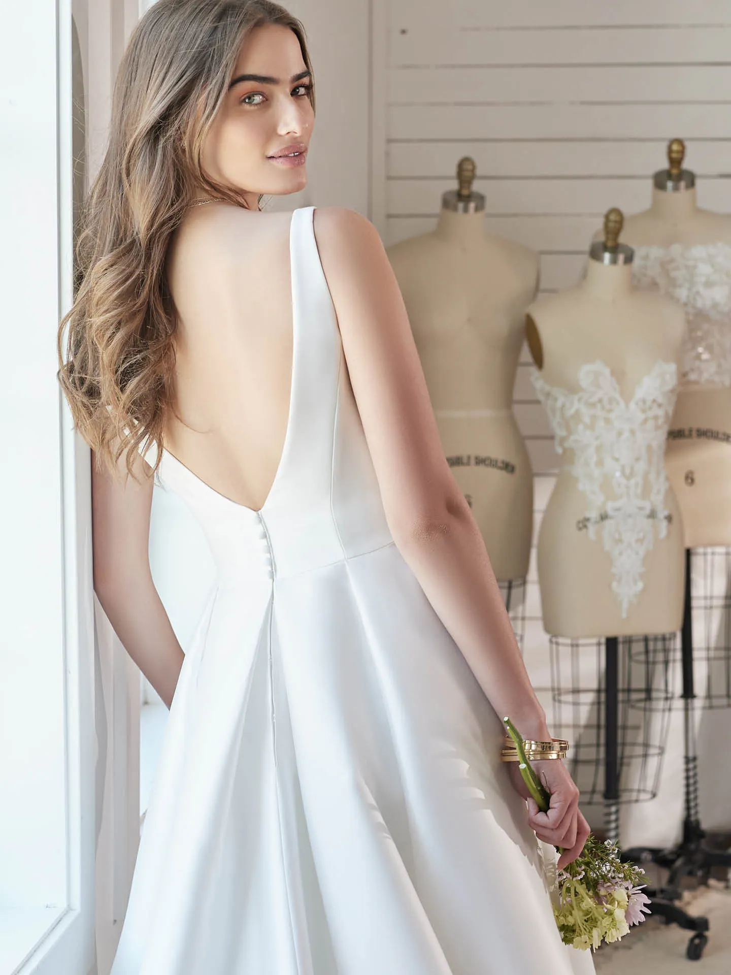Pearl  Wedding Dress by Rebecca Ingram